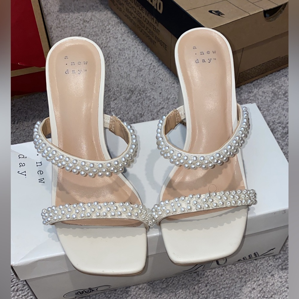 A New Day Pearl Heels